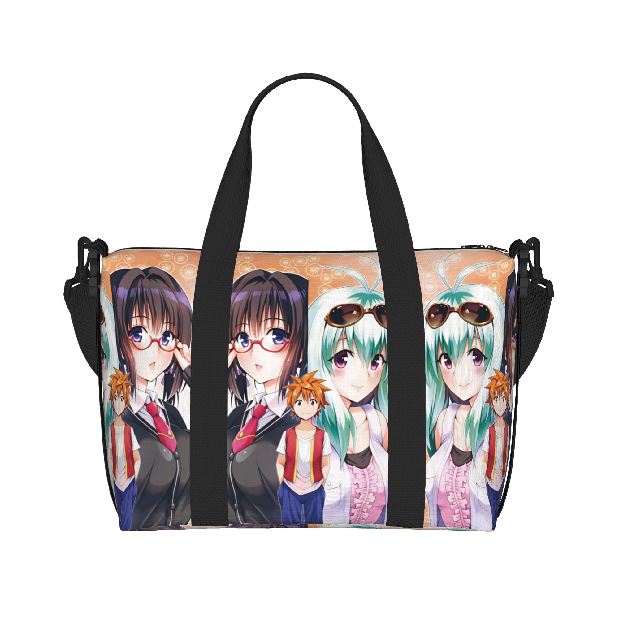 Women Bags Ru - Custom Anime T-To L-Love R-Ru Beach