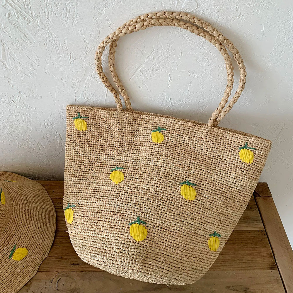 New Summer Bohemian Raffia Bea - Women'S Raffia Bags ulasan dan harga