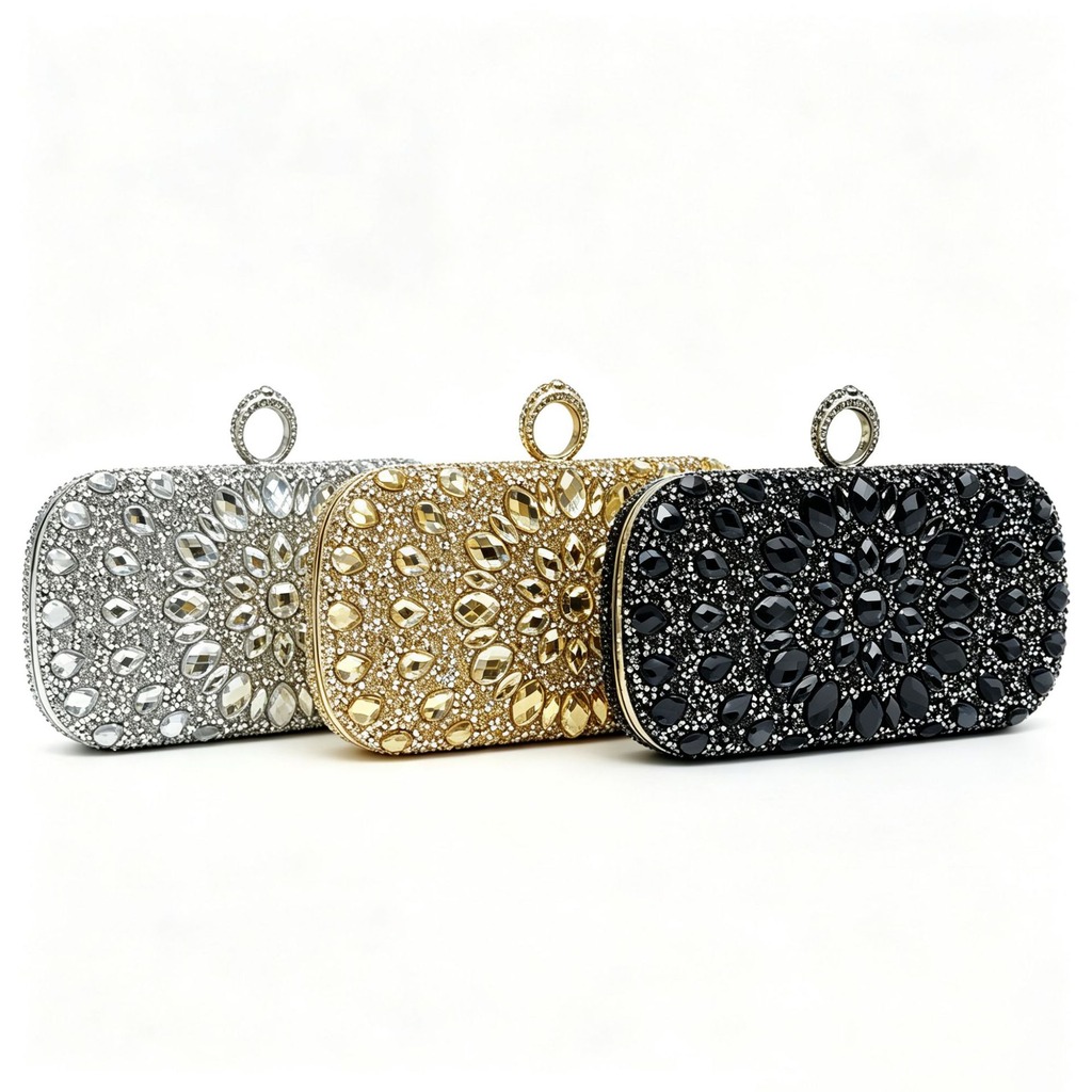 Full Diamonds Evening Bags Lux - Women Bags On Sale ulasan dan harga
