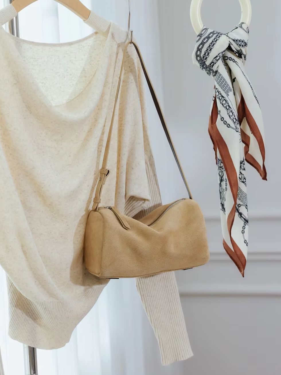 Matte Suede Cow Leather Cylind - Women Bags 2026 Trends ulasan dan harga