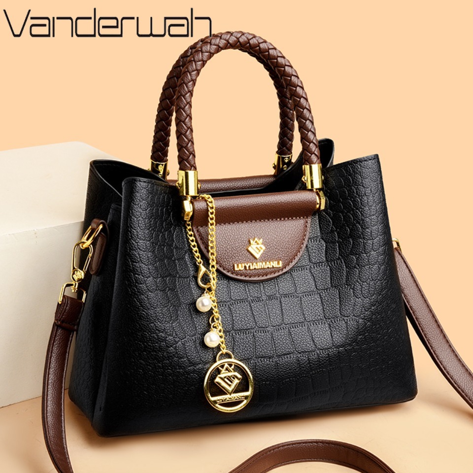 Woven Handle Genuine Brand Hig - Women Bags Branded ulasan dan harga