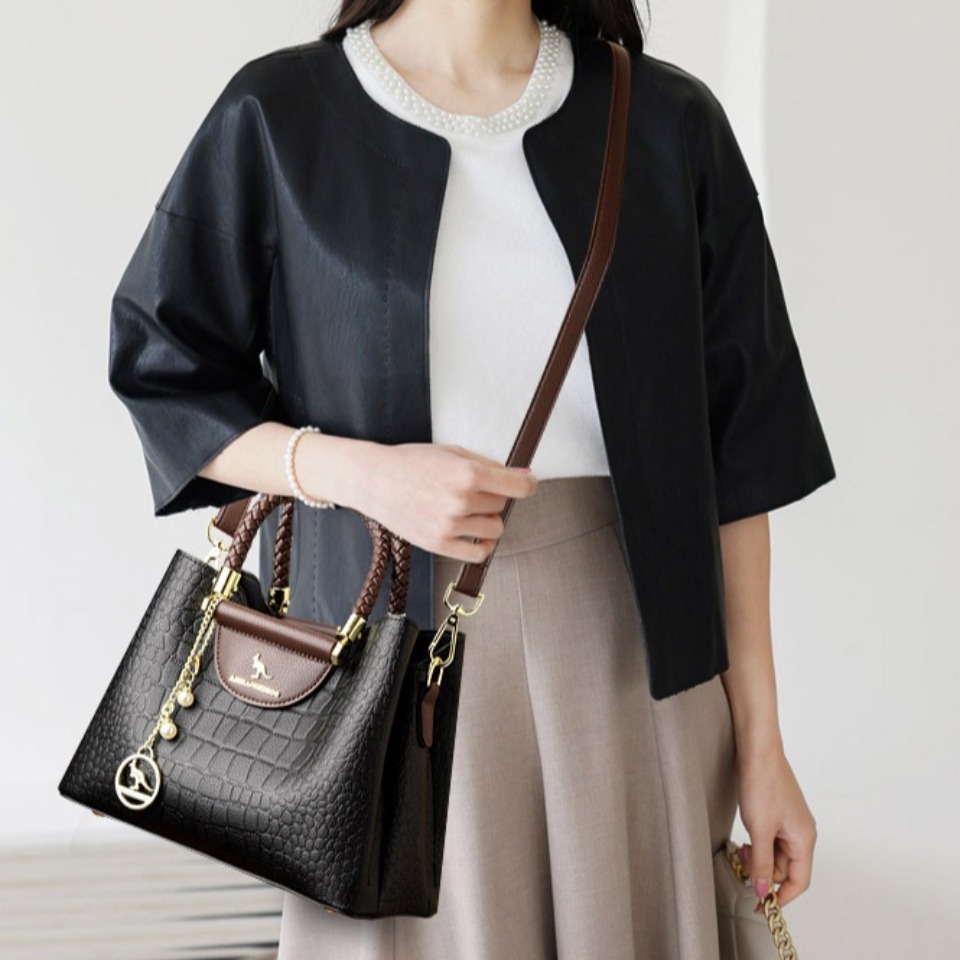 Woven Handle Genuine Brand Hig - Women Bags Branded ulasan dan harga