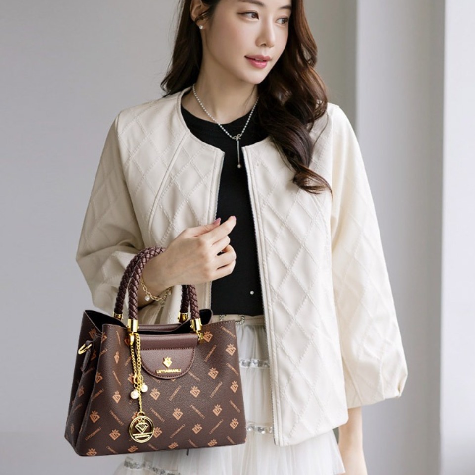 Woven Handle Genuine Brand Hig - Women Bags Branded ulasan dan harga